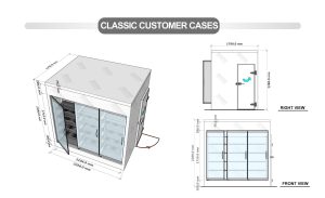 Walk In Display Cooler: Efficient SHHAG Custom Project